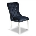 Krzesło tapicerowane pikowane glamour
