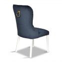 Krzesło tapicerowane pikowane glamour