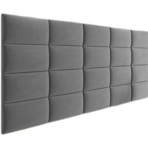Prostokątny panel tapicerowany na ścianę 60x30