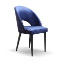 Krzesło tapicerowane z oparciem w stylu nowoczesnym