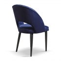Krzesło tapicerowane z oparciem w stylu nowoczesnym